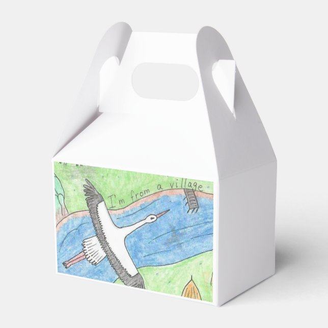 Village Vibes Favor Boxes (Front Side)