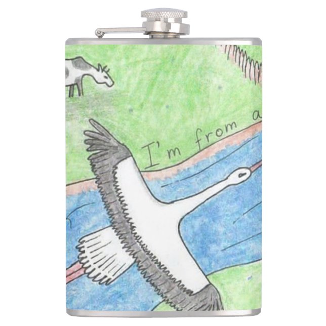 Village Vibes Flask (Front)