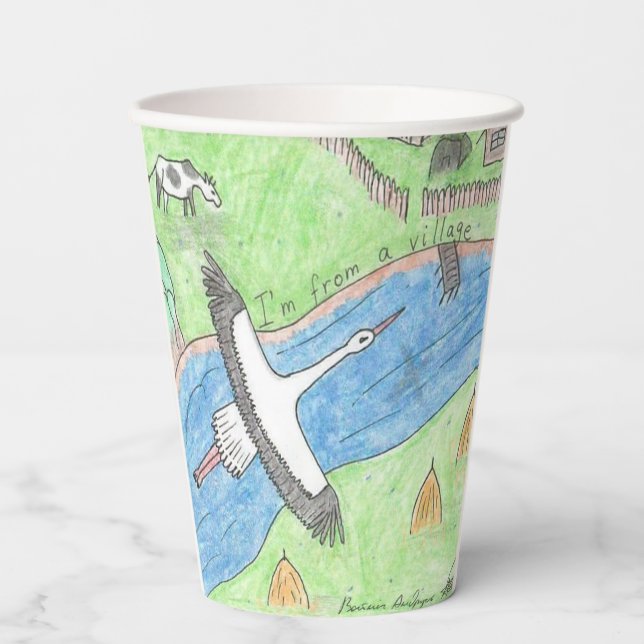 Village Vibes Paper Cups (Front)