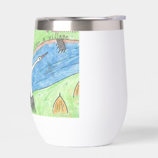 Village Vibes Thermal Wine Tumbler