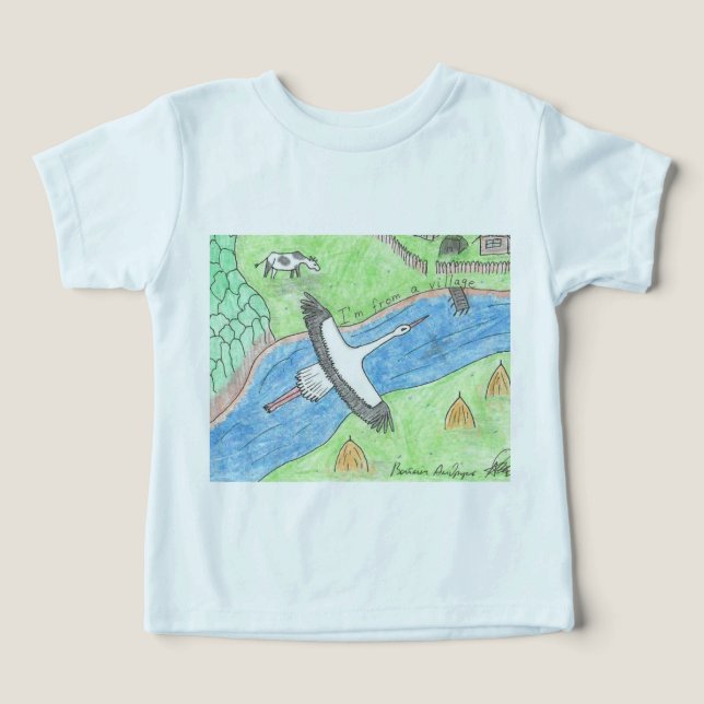 Village Vibes Toddler T-shirt (Design Front)