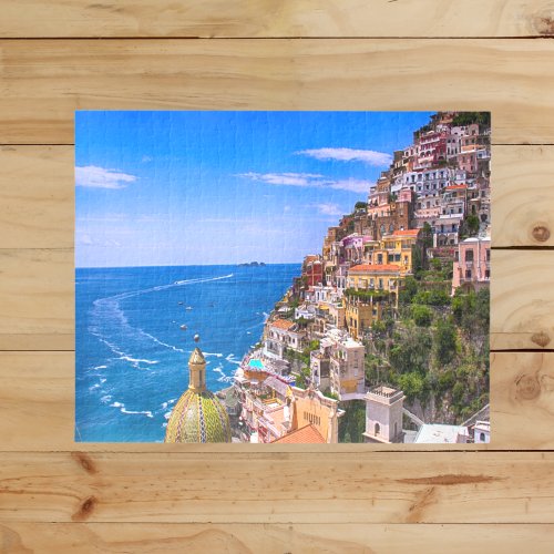 Village View Of Positano Italy Jigsaw Puzzle