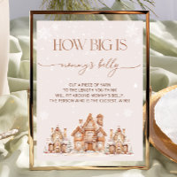 Village Winter Holiday How Big is Mommy's Belly