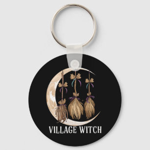 Village Witch Gothic Occult Wicca Pagan Nature Keychain
