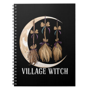 Village Witch Gothic Occult Wicca Pagan Nature Notebook
