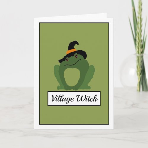 Village Witch Toad Card