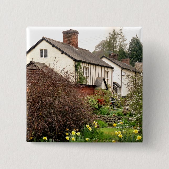 VILLAGES OF WALES PINBACK BUTTON (Front)