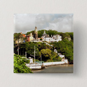 VILLAGES OF WALES PINBACK BUTTON
