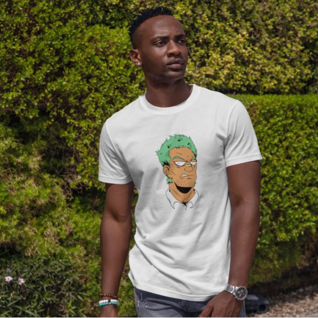 Villain Anime Guy Face   T-Shirt (Creator Uploaded)