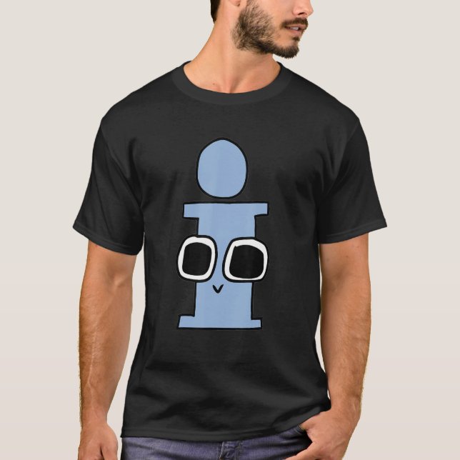 Villain Baby Lowercase Letter i Boys Alphabet Lore T-Shirt (Front)