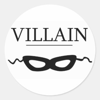 Villain Classic Round Sticker