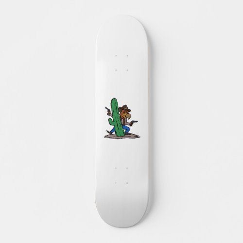 Villain Hawk cartoon  choose background color Skateboard
