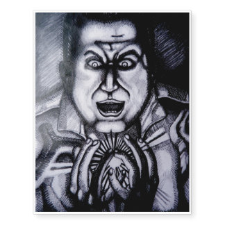 Villain holding orb Tatoo Temporary Tattoos