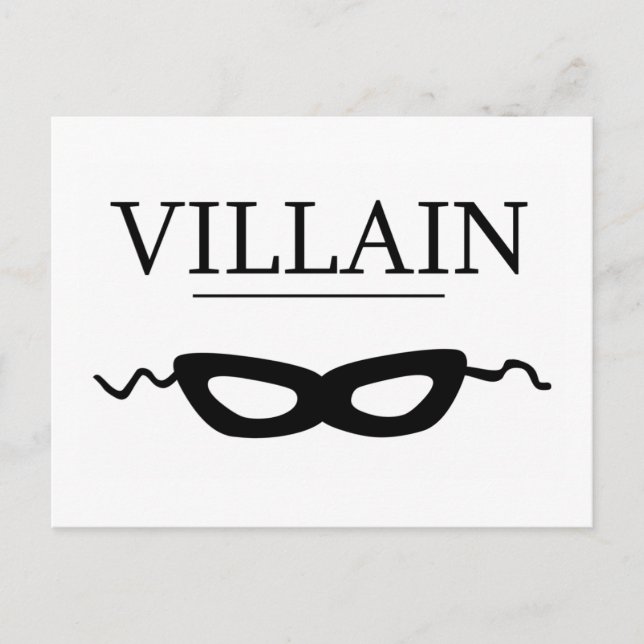 Villain Postcard (Front)