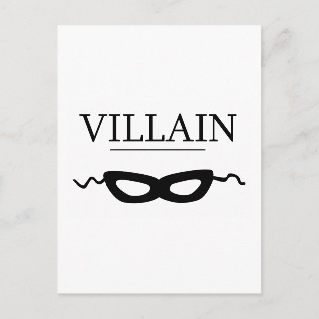 Villain Postcard (Front)