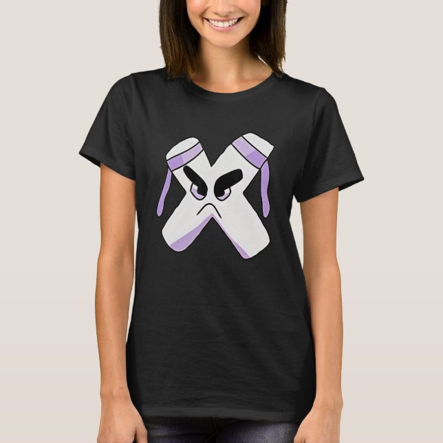 Villain Strong Letter X Alphabet Lore T-Shirt (Front)