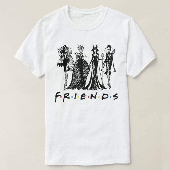 Villains Vogue Friends shirt (Design Front)