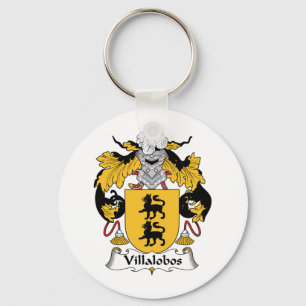 Villalobos Family Crest Keychain