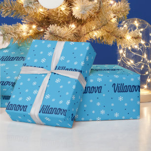 Villanova Script Bound Logo 2 Wrapping Paper