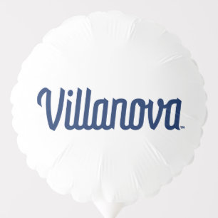 Villanova Script Bound Logo Balloon