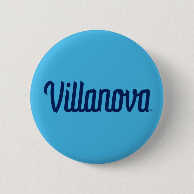 Villanova Script Bound Logo Button (Front)