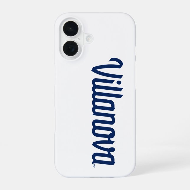 Villanova Script Bound Logo iPhone Case (Back)