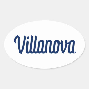 Villanova Script Bound Logo Oval Sticker