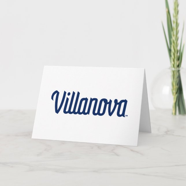 Villanova Script | Graduation Congrats Card (Front)