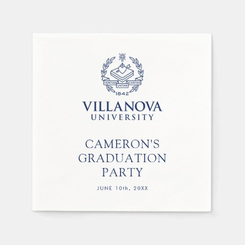 Villanova University Crest Napkins