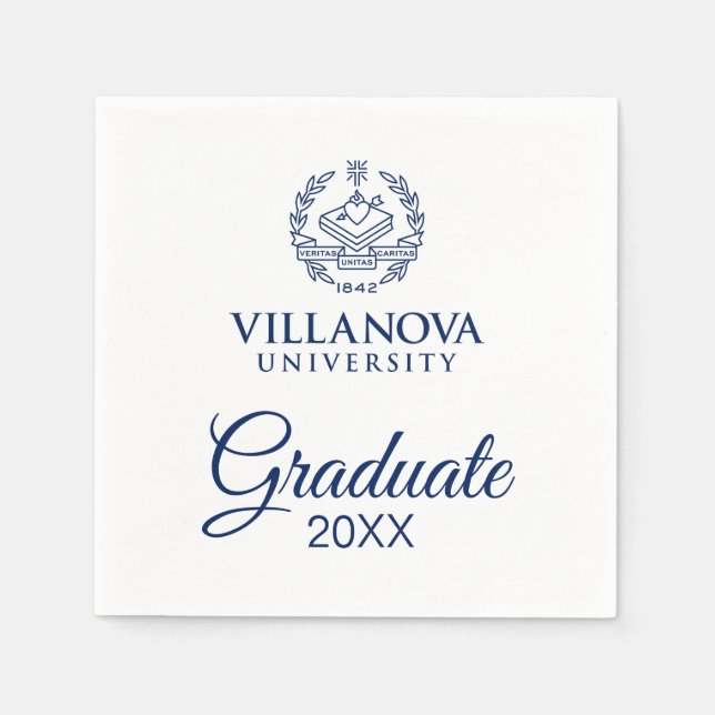 Villanova University Crest Napkins (Front)