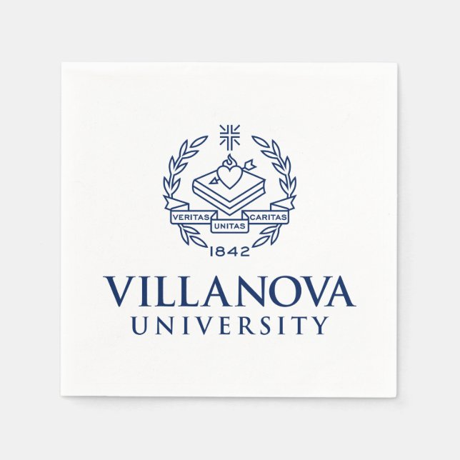 Villanova University Crest Napkins (Front)