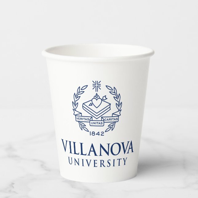 Villanova University Crest Paper Cups (Front)