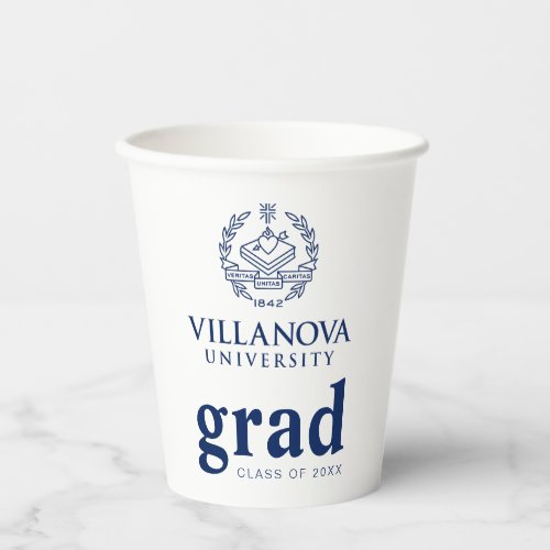 Villanova University Crest Paper Cups