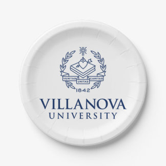 Villanova University Crest Paper Plates
