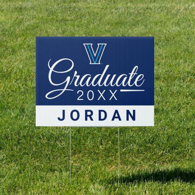 Villanova University Graduate Sign (Insitu)