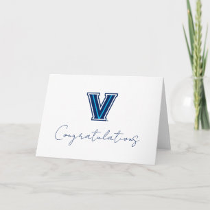 Villanova University   Graduation Congrats Card