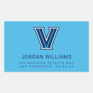 Villanova University Rectangular Sticker