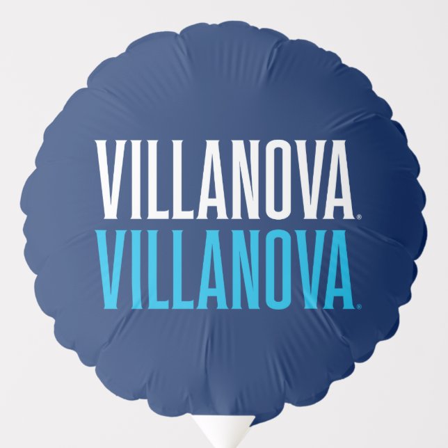 Villanova Villanova Wordmark Logo Balloon (Front)