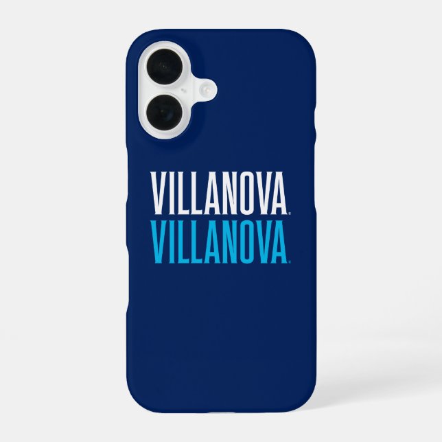 Villanova Villanova Wordmark Logo iPhone Case (Back)