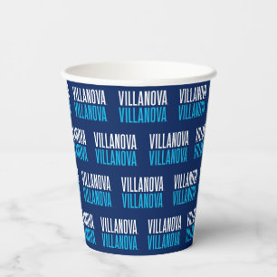 Villanova Villanova Wordmark Logo Paper Cups