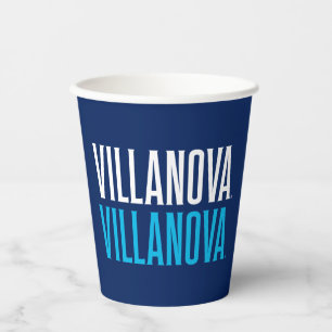 Villanova Villanova Wordmark Logo Paper Cups