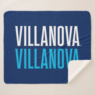 Villanova Villanova Wordmark Logo Sherpa Blanket