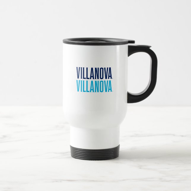Villanova Villanova Wordmark Logo Travel Mug (Right)