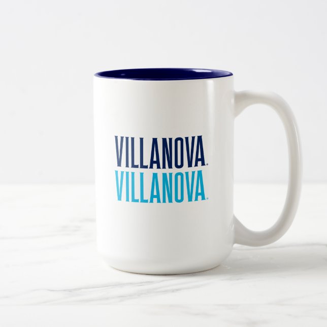 Villanova Villanova Wordmark Logo Two-Tone Coffee  Mug (Right)