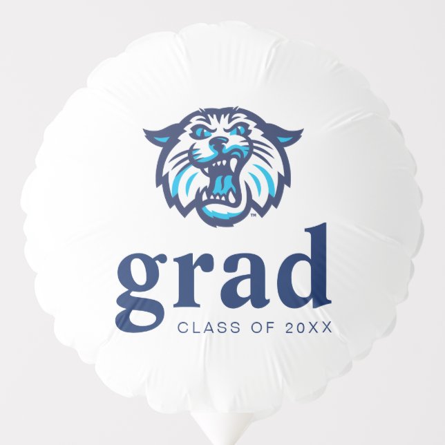 Villanova Wildcats Logo and Wordmark Balloon (Front)