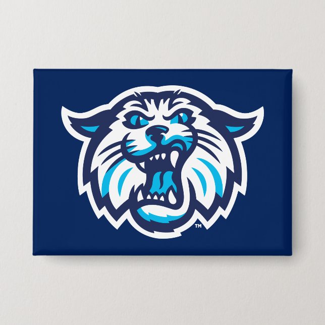 Villanova Wildcats Logo and Wordmark Button (Front)