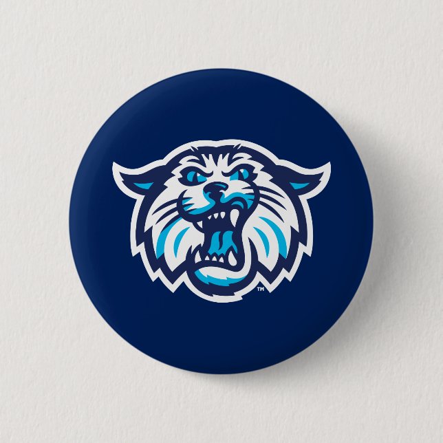 Villanova Wildcats Logo and Wordmark Button (Front)