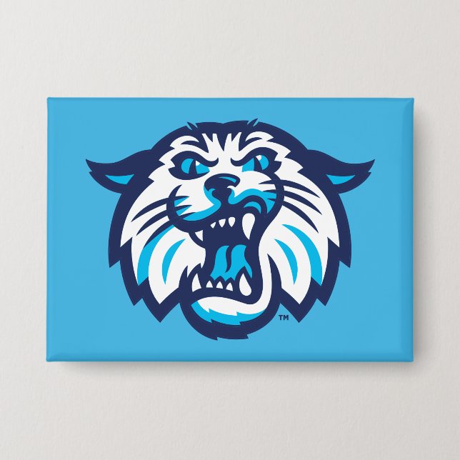 Villanova Wildcats Logo and Wordmark Button (Front)