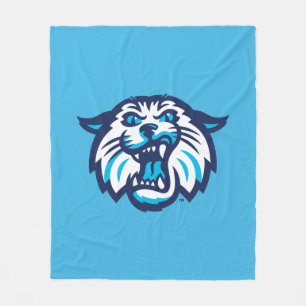Villanova Wildcats Logo and Wordmark Fleece Blanket