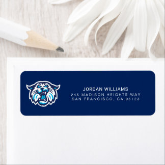 Villanova Wildcats Logo and Wordmark Label